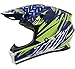THH T710X Assault MX Offroad Helmet Blue/Yellow MD