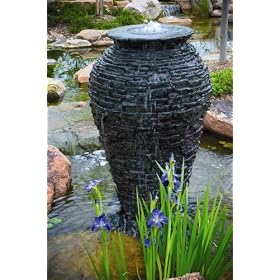 Stacked Slate Urn - Large by 