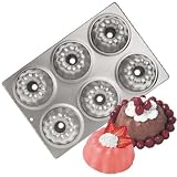 Wilton Mini Fluted Bundt Muffin Cupcake Shortcake Cake Pan Mold ~ 6 Cavity