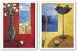 Mirando al Mar-Ventana al Mar Set by Didier Lourenco 7.5"x11" Art Print Poster