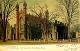 1907 Old Library, Yale University, NEW HAVEN CONNECTICUT PREMIUM POSTCARD PRINT [HR0257]