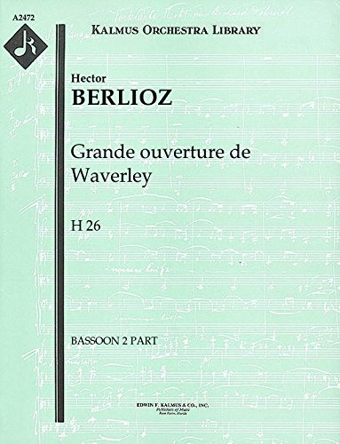 Grande ouverture de Waverley, H 26: Bassoon 2 part (Qty 3) [A2472]