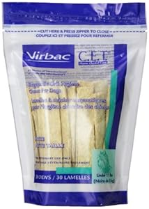 C.E.T. Enzymatic Oral Hygiene Chews for Petite Dogs, 30 Chews