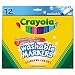 Binney & Smith Crayola(R) Washable Markers, Broad Line, Assorted Classic Colors, Box Of 12