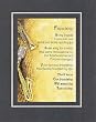 Touching and Heartfelt Poem for Special Friends - Friendship Poem on 11 x 14 inches Double Beveled Matting