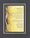 Touching and Heartfelt Poem for Special Friends - Friendship Poem on 11 x 14 inches Double Beveled Matting