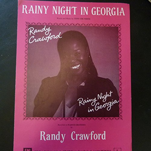 song sheet RAINY NIGHT IN GEORGIA Randy Crawford