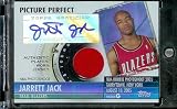 2005-06 Topps Picture Perfect Jarrett Jack Autograph Trading Card! Jersey Serial #108/199 Portland Trailblazers Basketball Card- Mint Condition - Shipped In Protective Screwdown Case!