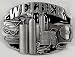 Welder (Occupation) Enamel Pewter Buckle