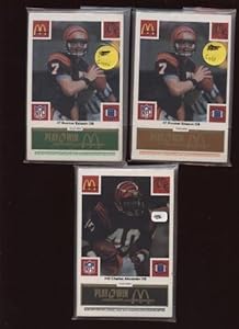 1986 Mcdonalds Footba Sets Cincinnati Bengals (3) Nrmt