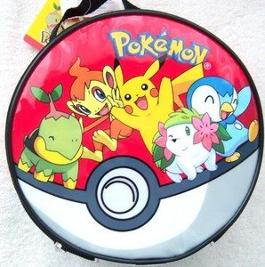 Pokemon Team Round Poke Ball Insulated Lunch Tote