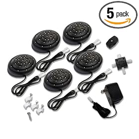 Amerelle LED50LBAM LED Accent Light 5 Pack, Black