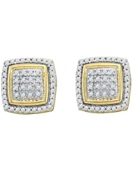 0.28CTW DIAMOND MICRO PAVE EARRINGS