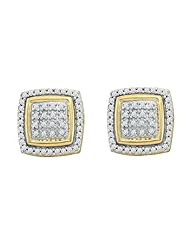 0.28CTW DIAMOND MICRO PAVE EARRINGS
