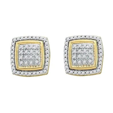 Cheap Girls Jewelry 0.28CTW DIAMOND MICRO PAVE EARRINGS For Sale