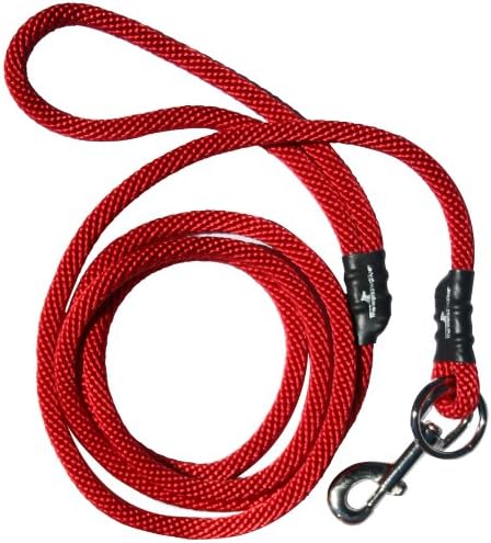 The Walkie No Pull Dog Leash - Gentle, Effective, Encourages Loose Leash Walking - Made in USA - Red - Size Large for Dogs 25 lbs โ 150 lbs