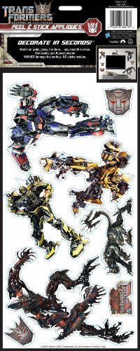  RoomMates RMK0215SS Transformers II Peel & Stick Single Sheet