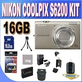 Nikon COOLPIX S6200 16 MP Digital Camera with 10x Optical Zoom