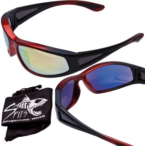 Titan Safety Glasses - G-TECH Titanium Dioxide Yellow/Blue Coated Lenses - GREY Lenses - ANSI Z87