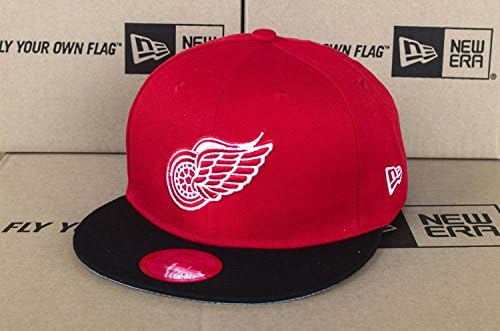 NHL Detroit Red Wings Linesman Snapback Cap Hat With Pom