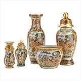 Asian Palace Vase Ensemble