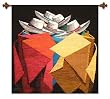 Wool tapestry, 'Reunion of People from My Village' Wool tapestry, 'Reunion of People from My Village'
