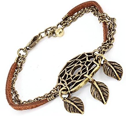 Antiqued Gold Dreamcatcher Bracelet