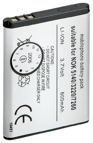 1aTTack  Ersatzakku f&uuml;r Nokia 5140/3220 700 mAh Preisvergleich