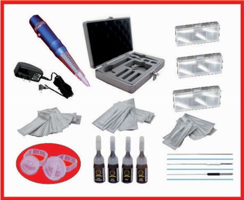 PRO New Permanent Makeup Tattoo Eyebrow Pen Machine Needles Inks Tips Set Lx-111