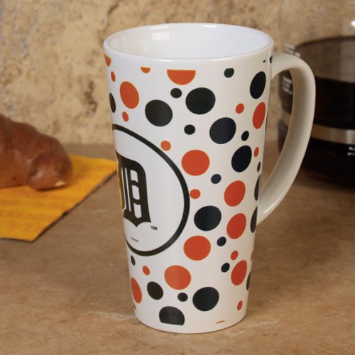 MLB Detroit Tigers 16-Ounce White Latte Mug