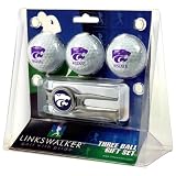 Kansas State Wildcats NCAA 3 Ball Gift Pack w/ Kool Tool