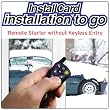 Remote Starter Without Keyless Entry Installation
