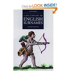 A Dictionary of English Surnames