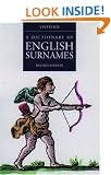 A Dictionary of English Surnames