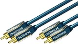 Clicktronic Advanced Stereo Audiokabel (2x Cinch-Stecker/2x Cinch-Stecker) 0,5 m