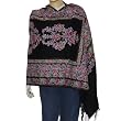 Wool Shawls Kashmir Embroidered Winter Accessory 26 x 75 inches