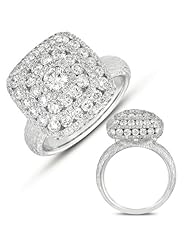 14k White Gold Fashion Ring, Best Quality Free Gift Box Satisfaction Guaranteed
