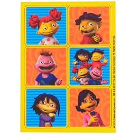  Sid the Science Kid Sticker Sheets (4) Party Supplies