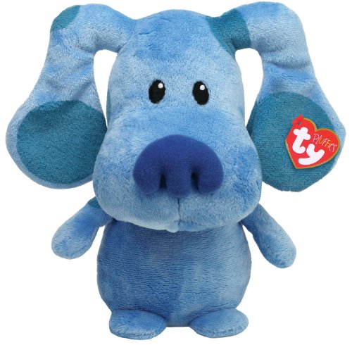 Ty Pluffies Blue Blue s Clue Nickelodeon Plush Soft Toy Blue From Ty At 