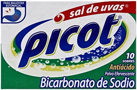 6 X Sal De Uvas Picot Effervescent Antiacid Heartburn Upset Stomach Relief (60 packets)