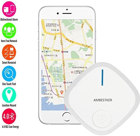 Ambestker Bluetooth Anti-lost Tracking Child Pet Key GPS Finder Alarm Locator Tracker