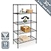 Seville Classics 5-Tier Black Epoxy Steel Wire Shelving, 30