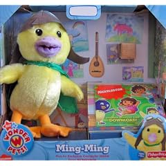 NICK JR. - Fisher-Price - WONDER PETS! - Ming-Ming - Pl�sch-Figur ca. 23cm - incl. Exclusive Computer Game from Nickelodeon (Internet-Download - Englisch Edition) - OVP