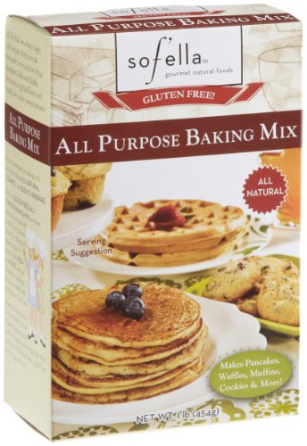 Sof' ella Gourmet Natural Foods Gluten Free All Purpose Baking Mix, 16-Ounce Boxes (Pack of 6)
