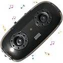 August MB100B Lecteur MP3 Portable avec Haut-parleurs Stéréo Intégré et Lampe LED - Couleur: Noir VOIR OFFRES SPECIALES ET RECEVREZ UN CADEAU GRATUIT!!