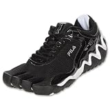 FILA Skele-Toes Turbo Men's Training Shoes, Black/White/Metallic Silver