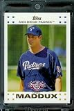 2007 Topps Opening Day #95 Greg Maddux San Diego Padres - Mint Condition - Shipped in Protective Display Case !