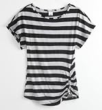 Drift Away Stripe Zipper Top