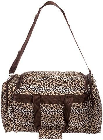 20" Print Carry-On Duffel Bag (Brown Leopard)