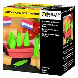 Boska Holland Grass Party Pick Set with 6 Picks by Boska Holland